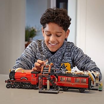 青 chong DVD LEGO Harry Potter Hogwarts Express Train with Platform 9¾
